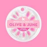 Blush Aura - Press-On | Medium | Almond